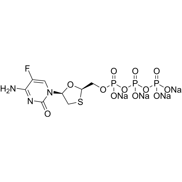 Emtricitabine triphosphate tetrasodium salt ((-)-Emtricitabine triphosphate tetrasodium salt) 118840